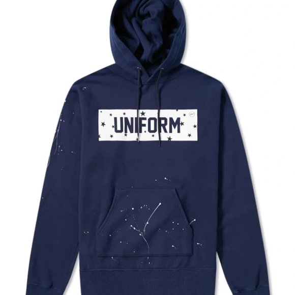 UNIFORM EXPERIMENT Drip Star Logo Pullover Hoodie - Picture 6 of 10